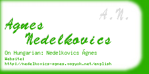 agnes nedelkovics business card