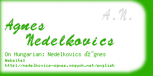 agnes nedelkovics business card